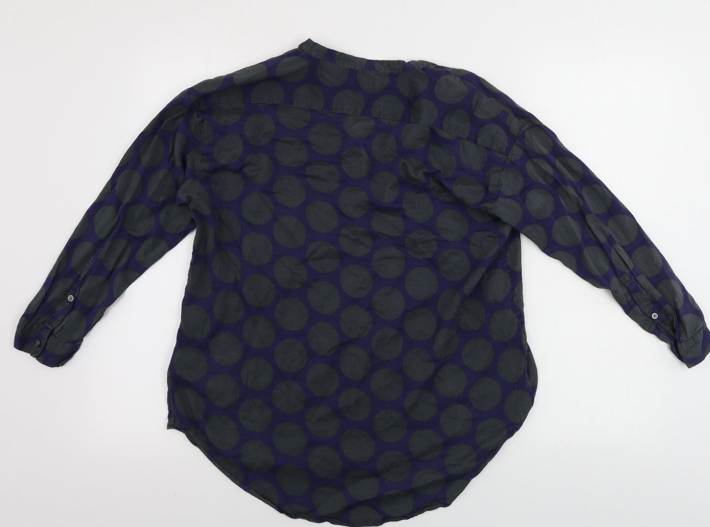 Gap Womens Blue Polka Dot  Basic Blouse Size S