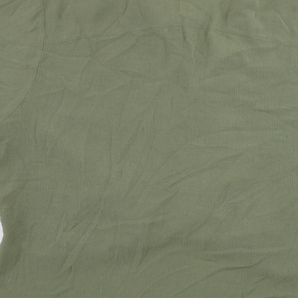 Topshop  Womens Green   Basic Blouse Size 8