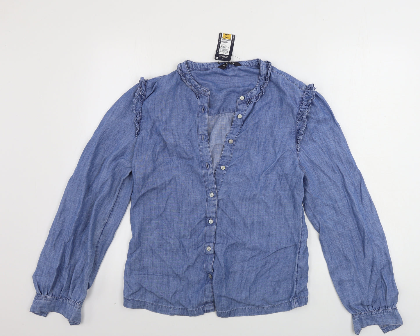 Marks and Spencer  Womens Blue   Basic Button-Up Size 10
