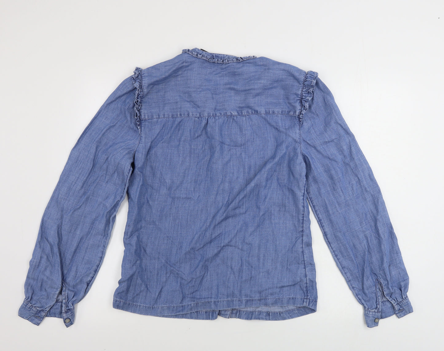 Marks and Spencer  Womens Blue   Basic Button-Up Size 10