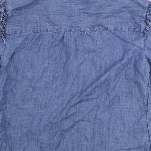 Marks and Spencer  Womens Blue   Basic Button-Up Size 10