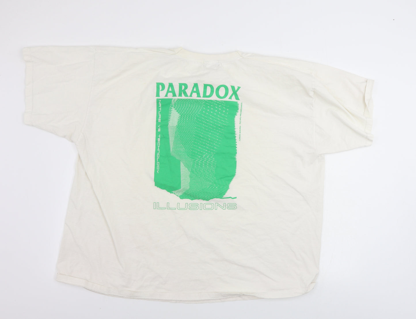 Boohoo  Mens White    T-Shirt Size 3XL