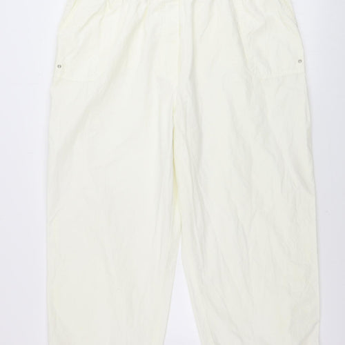 Preworn  Womens Ivory   Trousers  Size 38 in L25 in