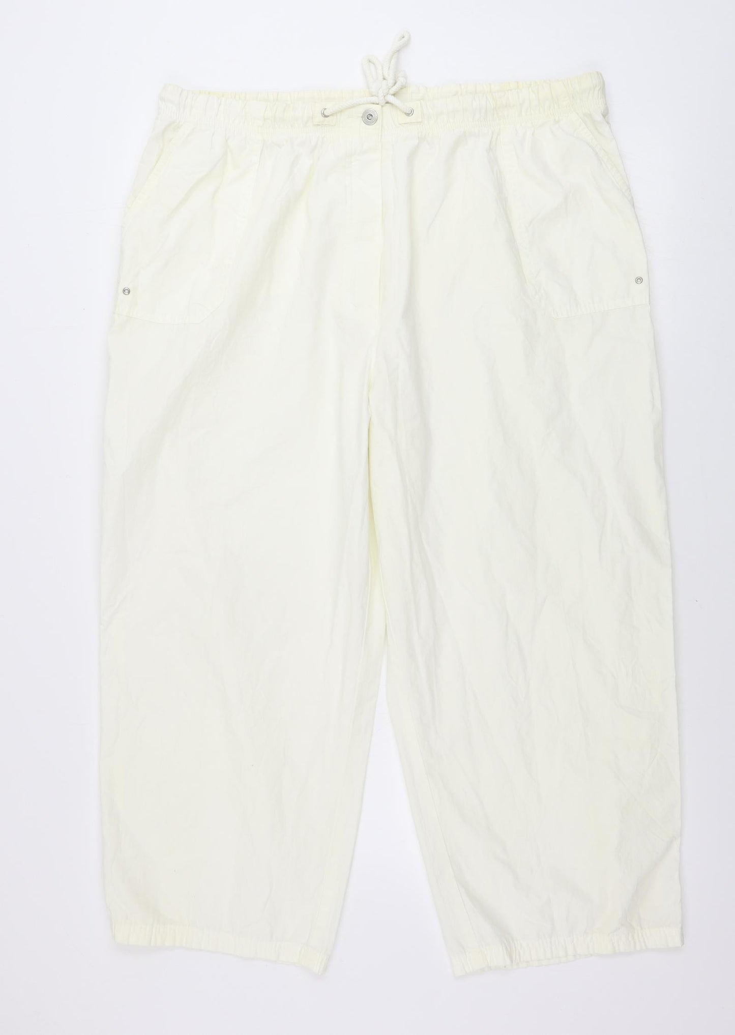 Preworn  Womens Ivory   Trousers  Size 38 in L25 in