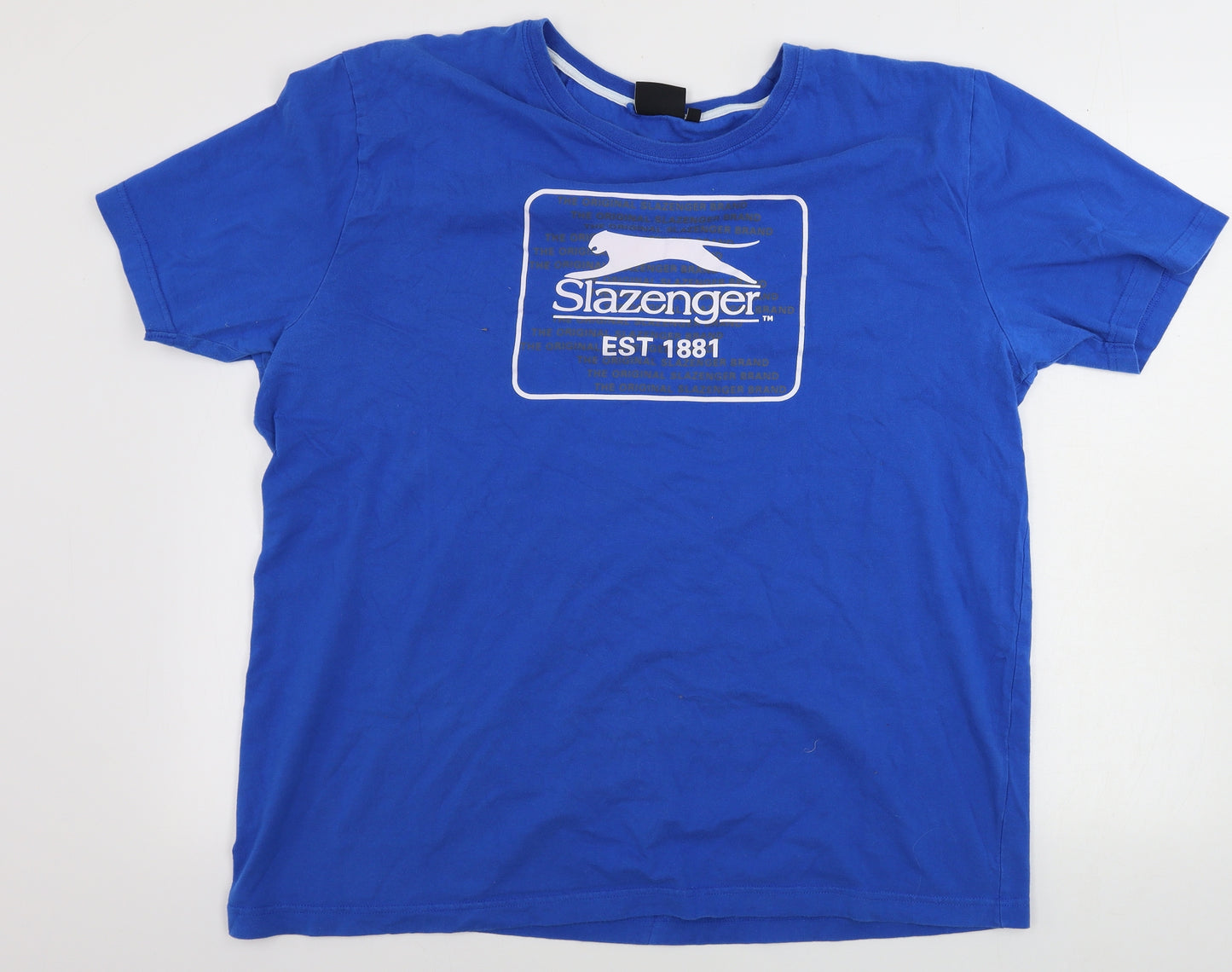 Slazenger Mens Blue    T-Shirt Size 2XL