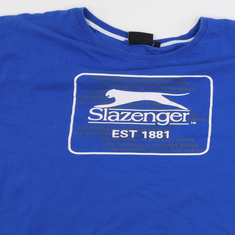 Slazenger Mens Blue    T-Shirt Size 2XL