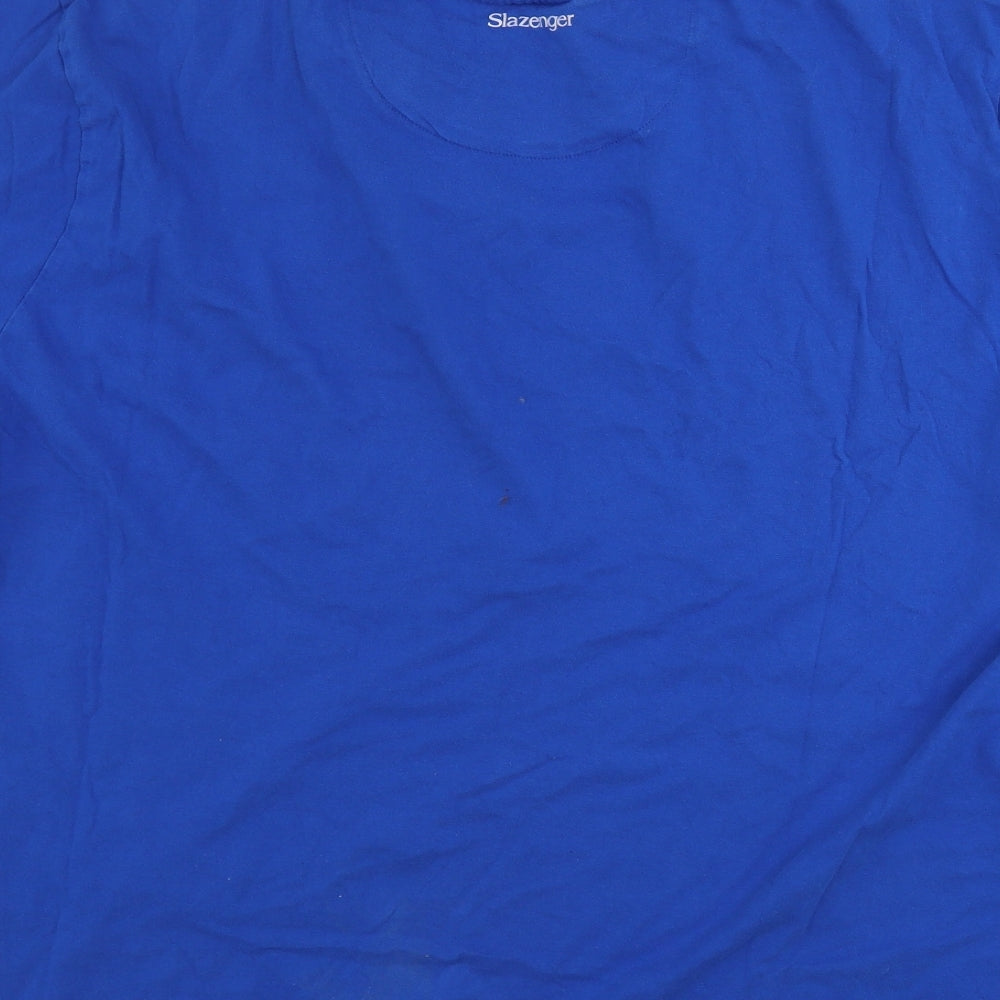 Slazenger Mens Blue    T-Shirt Size 2XL