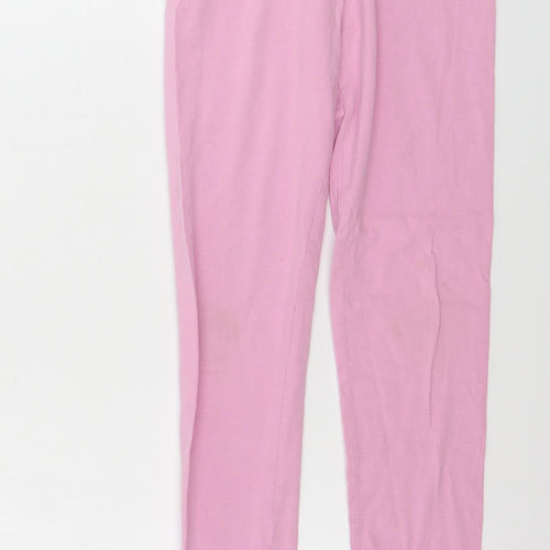 PEPPERTS  Girls Pink   Sweatpants Trousers Size 11-12 Years