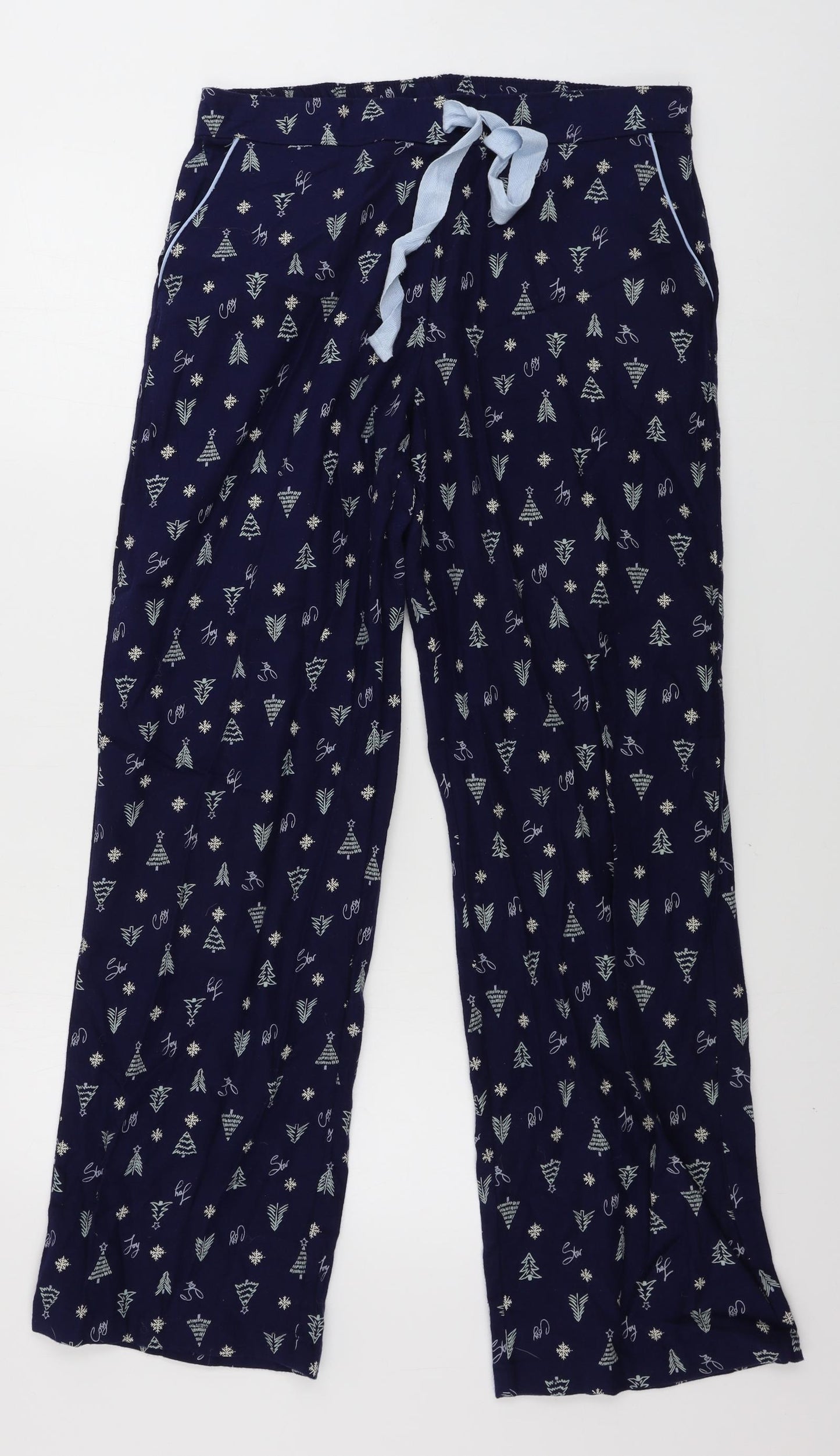 TU Womens Blue   Trousers  Size 10 L27 in