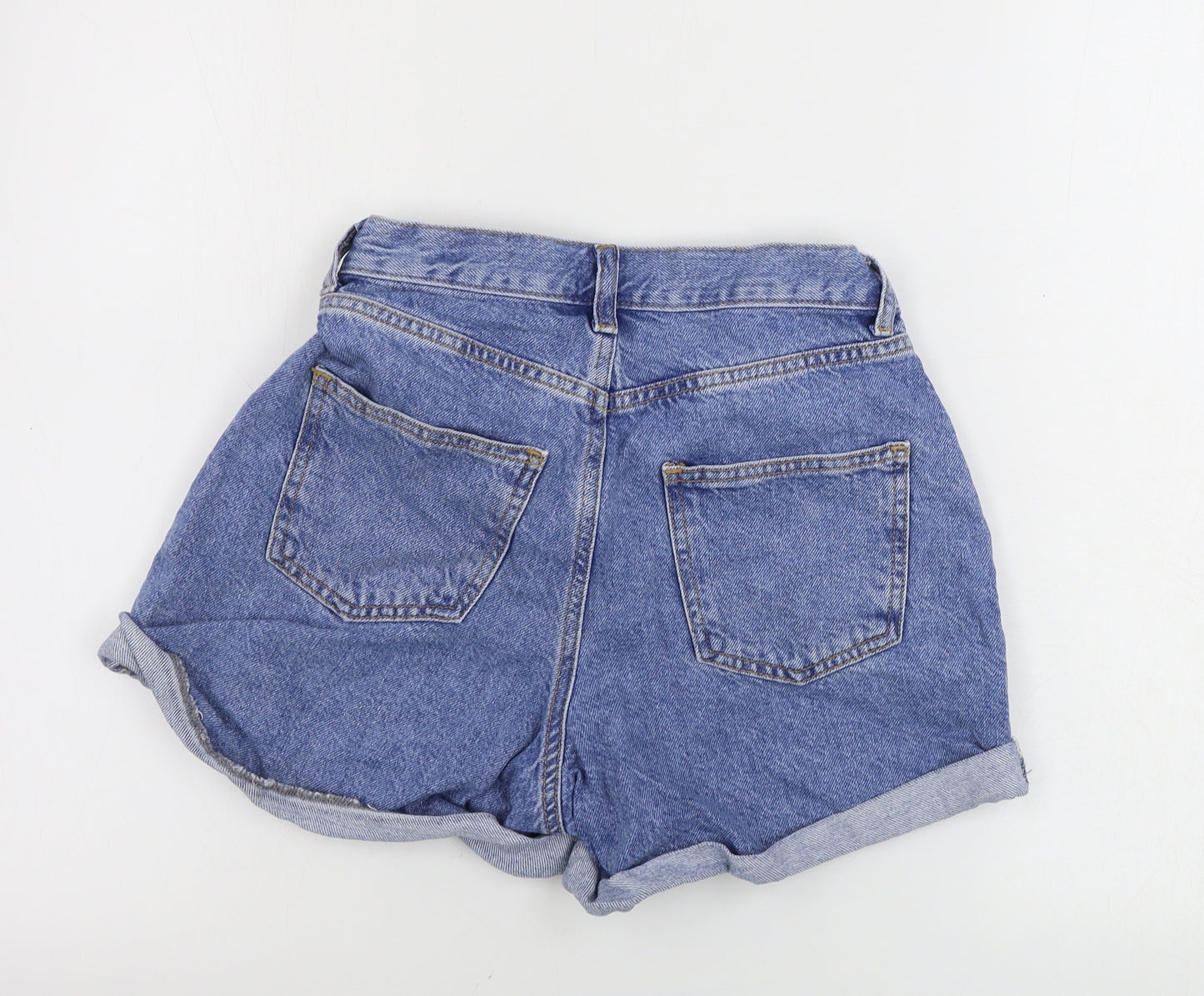 Topshop Womens Blue   Cut-Off Shorts Size 6