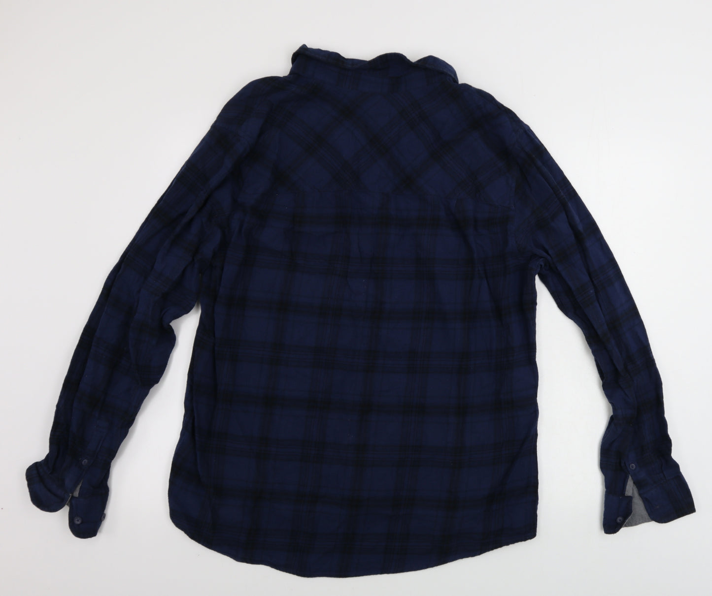 Livergy Mens Blue Check   Button-Up Size XL