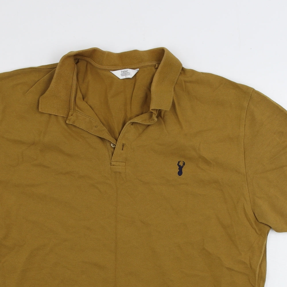 NEXT  Mens Brown    Polo Size L