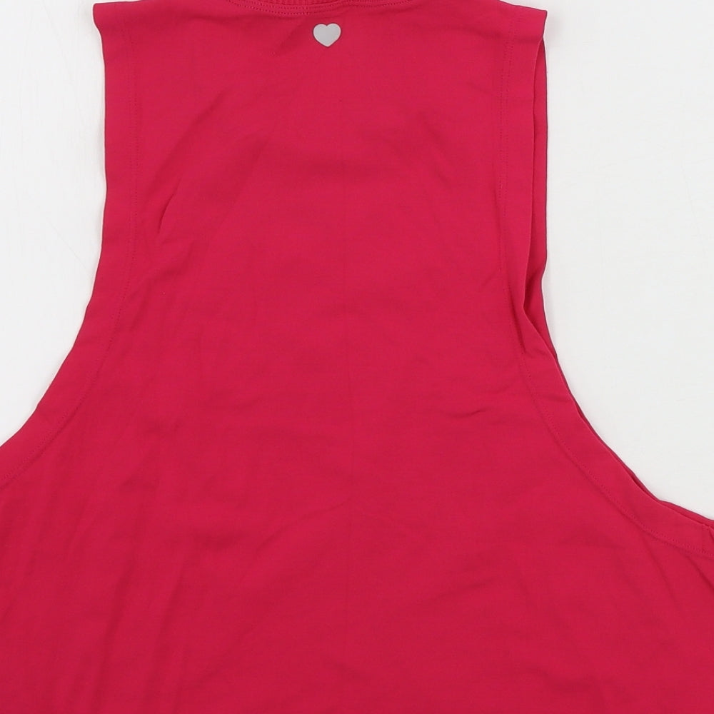 PINK Womens Pink   Basic Tank Size XS