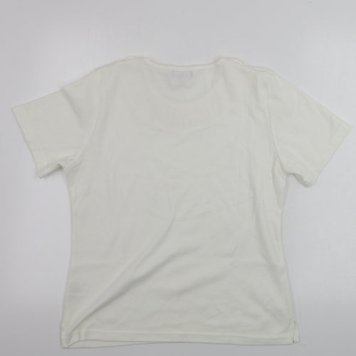 paramour  Womens Ivory   Basic T-Shirt Size M