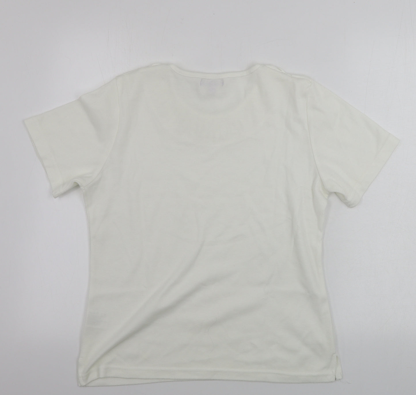 paramour  Womens Ivory   Basic T-Shirt Size M
