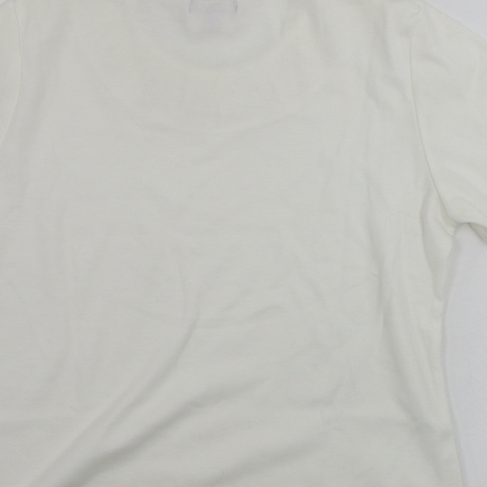 paramour  Womens Ivory   Basic T-Shirt Size M
