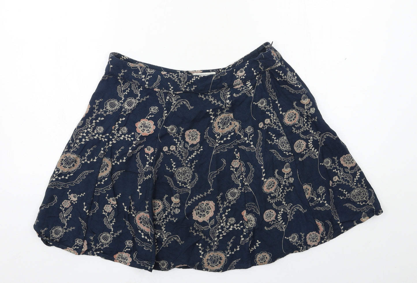 Fat Face Womens Blue   Flare Skirt Size 10