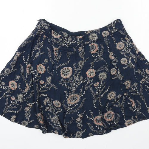 Fat Face Womens Blue   Flare Skirt Size 10