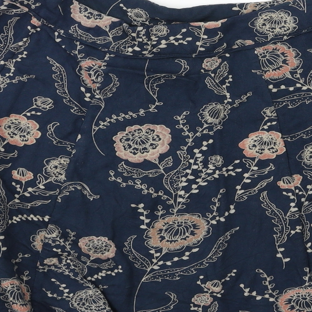 Fat Face Womens Blue   Flare Skirt Size 10