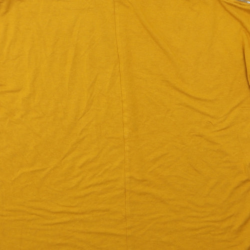 Select Womens Orange  Jersey Basic T-Shirt Size 14