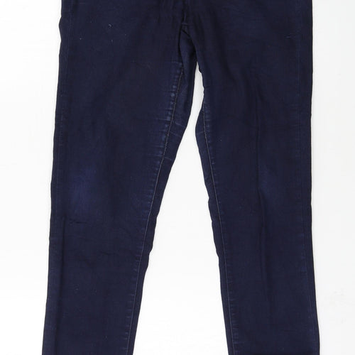 Never Denim Womens Blue  Denim Skinny Jeans Size L L31 in