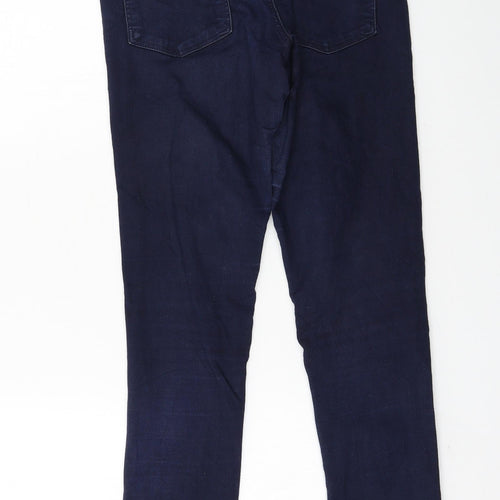 Never Denim Womens Blue  Denim Skinny Jeans Size L L31 in