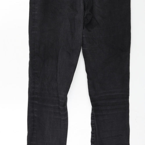 Never Denim Womens Grey  Denim Skinny Jeans Size L L30 in
