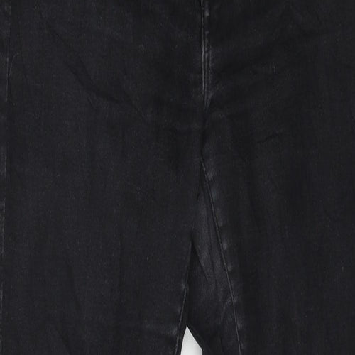 Never Denim Womens Grey  Denim Skinny Jeans Size L L30 in