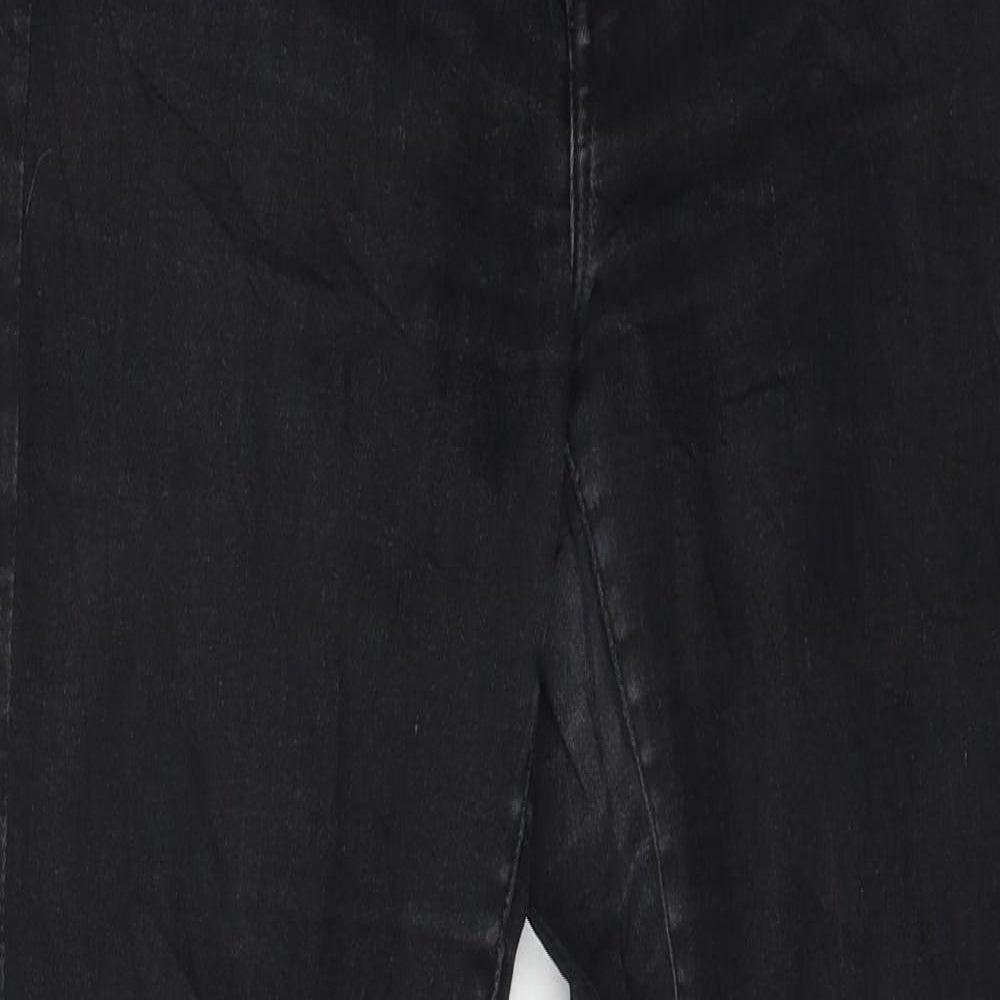 Never Denim Womens Grey  Denim Skinny Jeans Size L L30 in