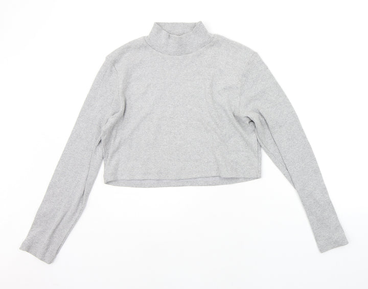 Missguided Womens Grey   Basic T-Shirt Size 16
