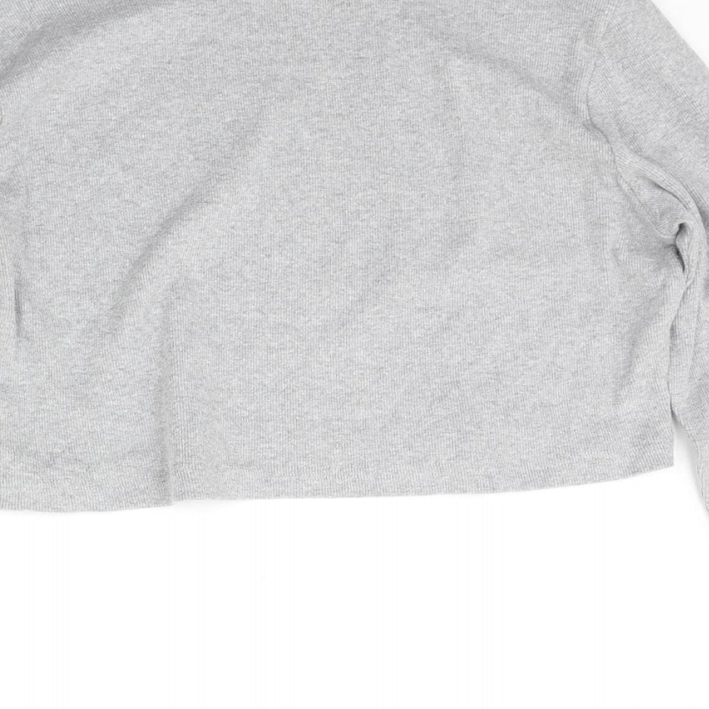 Missguided Womens Grey   Basic T-Shirt Size 16