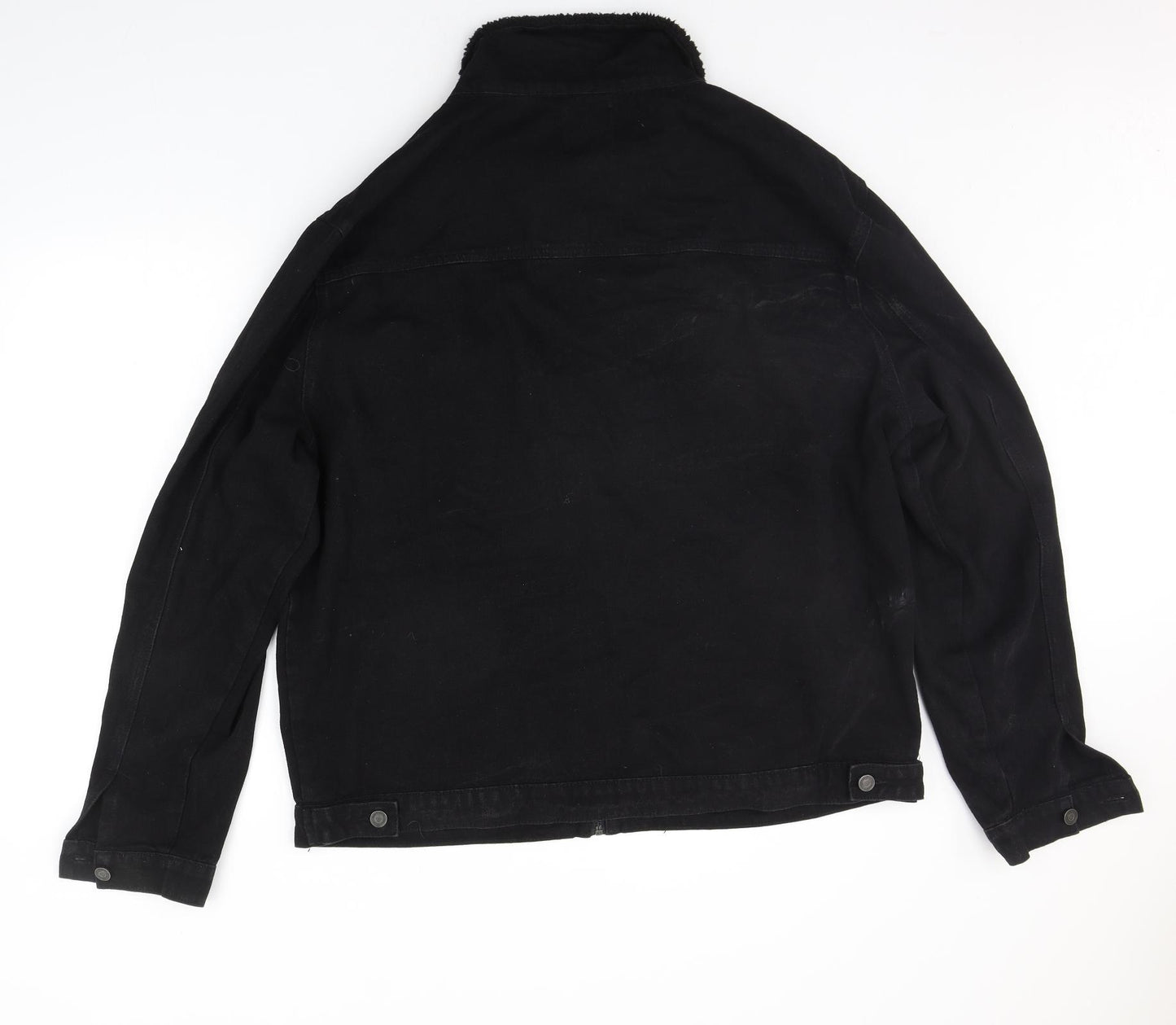 boohoo man Mens Black   Jacket  Size 4XL