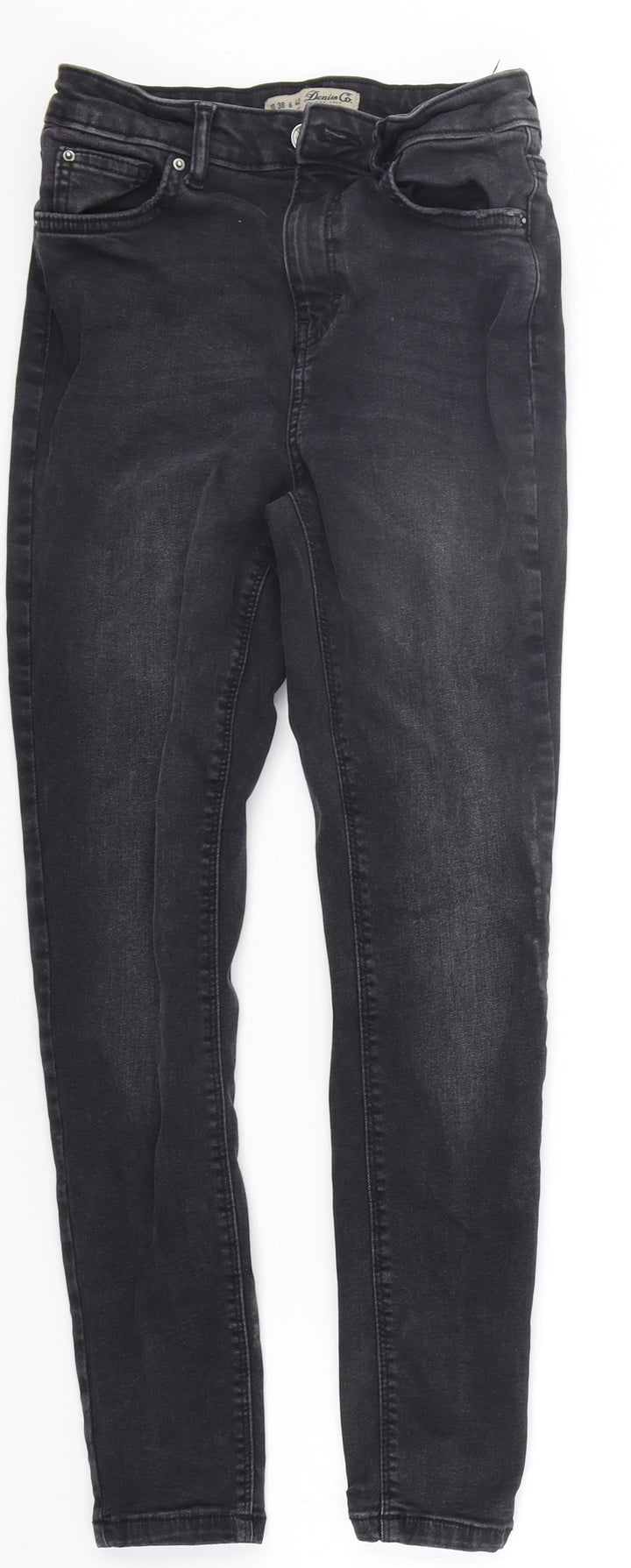 Denim & Co. Womens Grey Skinny Jeans Size 10 L22 in