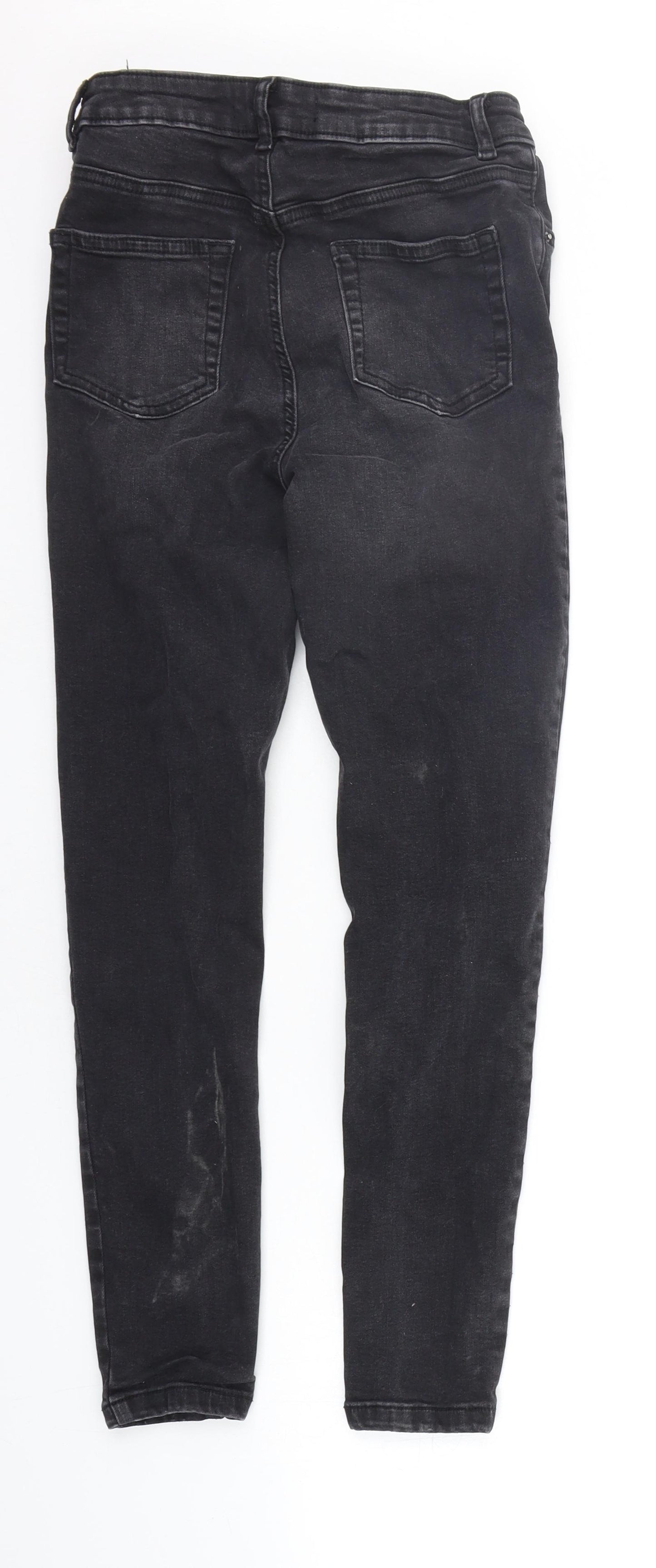 Denim & Co. Womens Grey   Skinny Jeans Size 10 L22 in