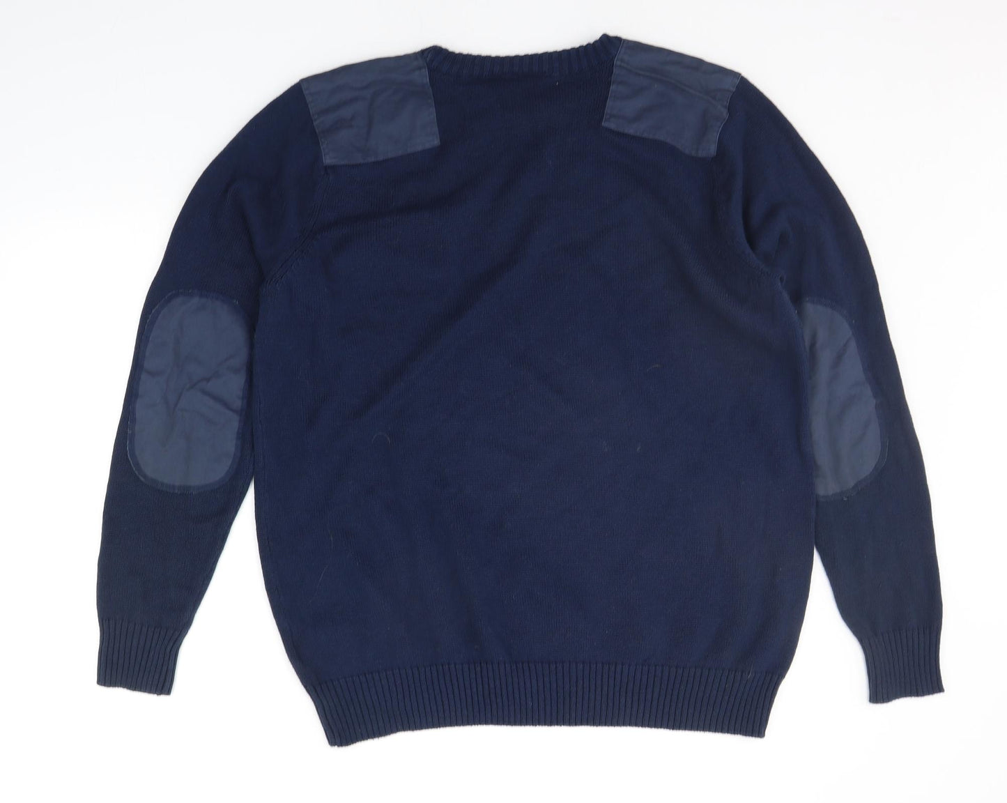 Livergy Mens Blue   Henley Jumper Size L