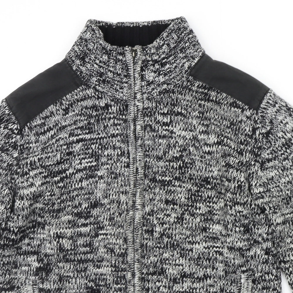 Brave Soul Mens Grey   Jacket Coatigan Size L