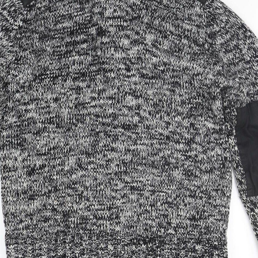 Brave Soul Mens Grey   Jacket Coatigan Size L
