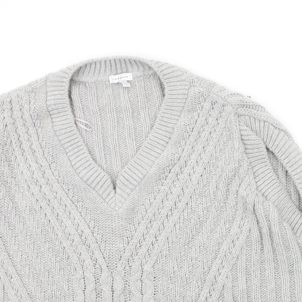 New Look Womens Grey   Pullover Jumper Size XL