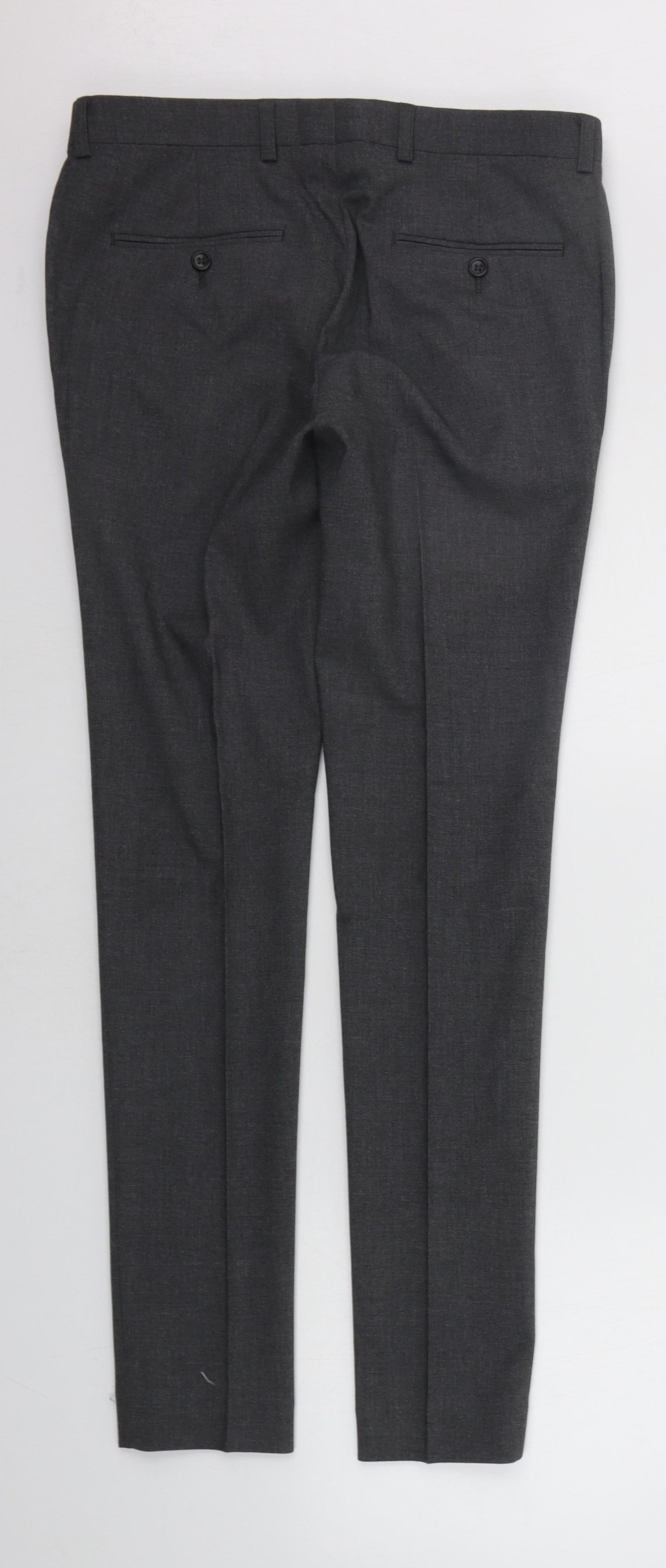 ASOS Womens Grey   Trousers  Size 28 in L30 in