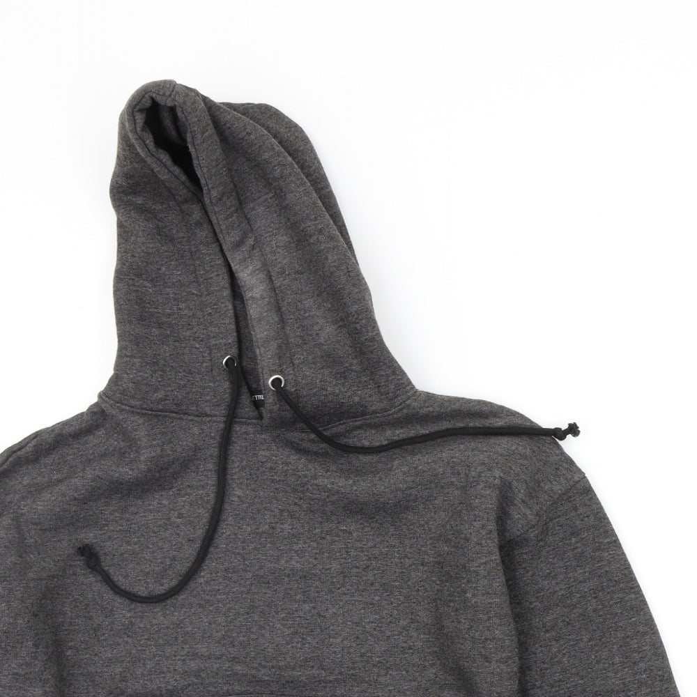 pretylittlething Womens Grey   Pullover Hoodie Size 6