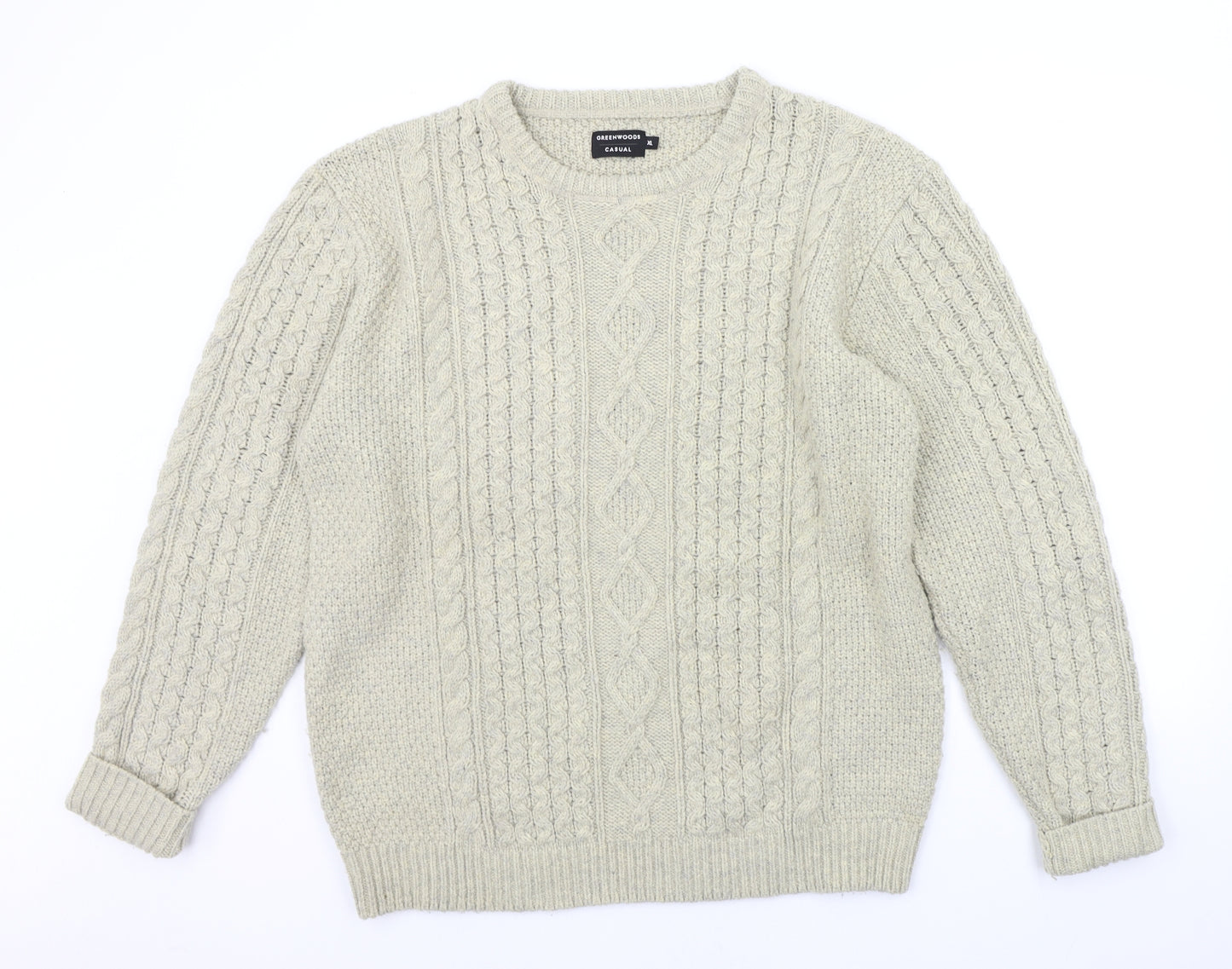 GREENWOODS Womens Beige   Pullover Jumper Size XL