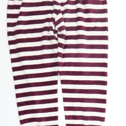 Primark Womens Purple Striped  Top Pyjama Pants Size XL