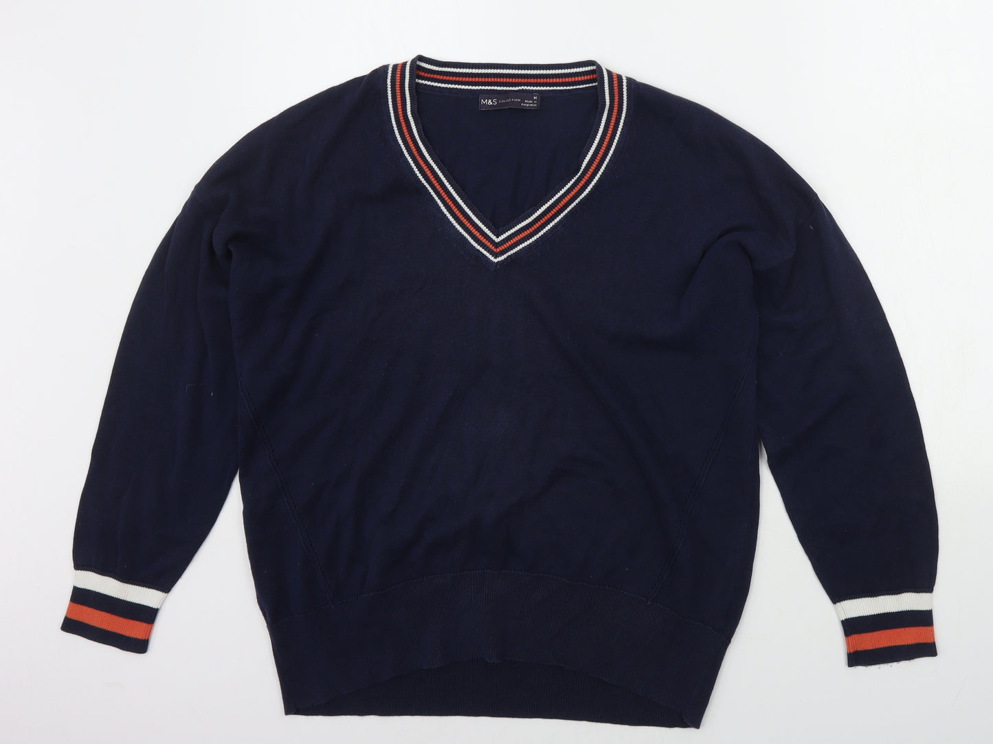 Marks and Spencer Womens Blue   Pullover Jumper Size M