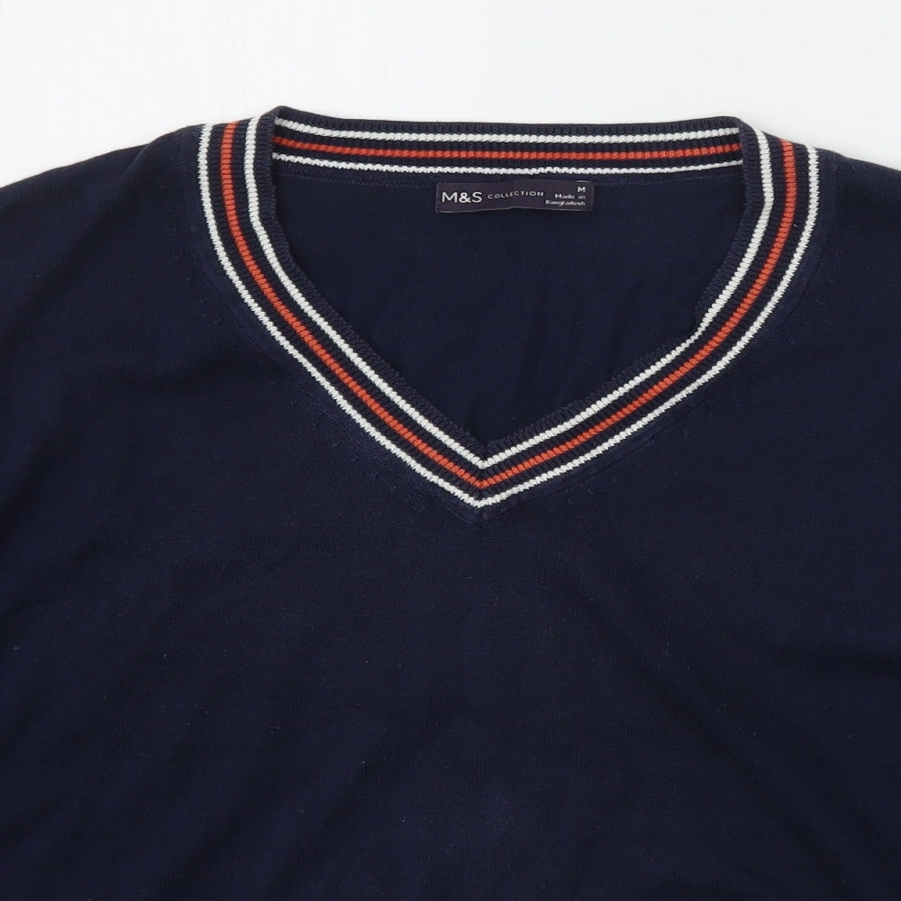 Marks and Spencer Womens Blue   Pullover Jumper Size M