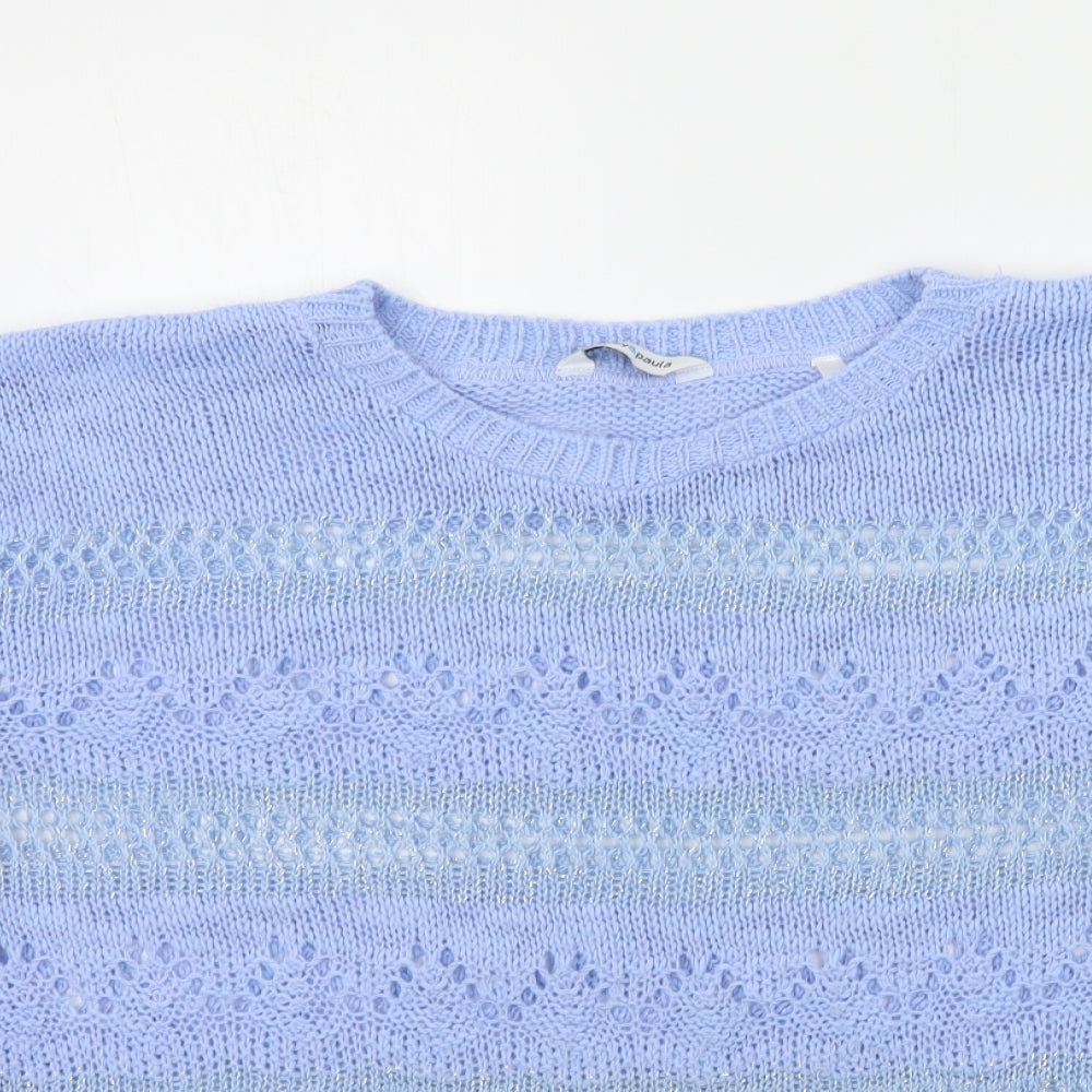 Jeffrey & Paula Womens Blue   Pullover Jumper Size 12
