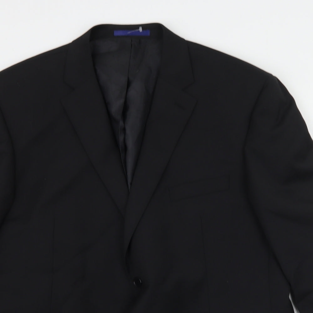 Preworn Mens Black   Jacket Blazer Size XL