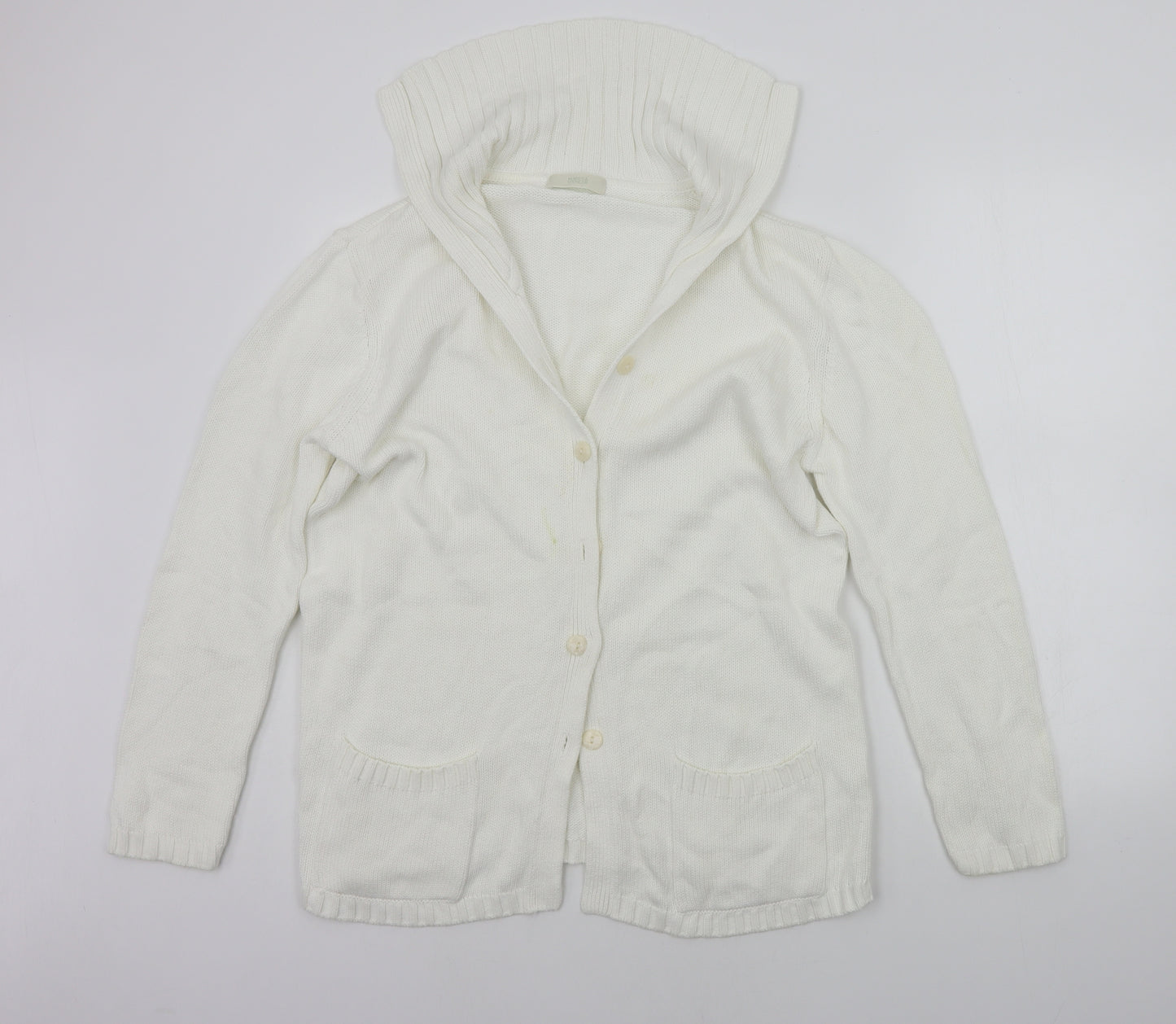 Marks and Spencer Womens Silver   Cardigan Jumper Size 12