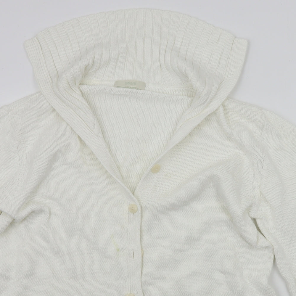 Marks and Spencer Womens Silver   Cardigan Jumper Size 12