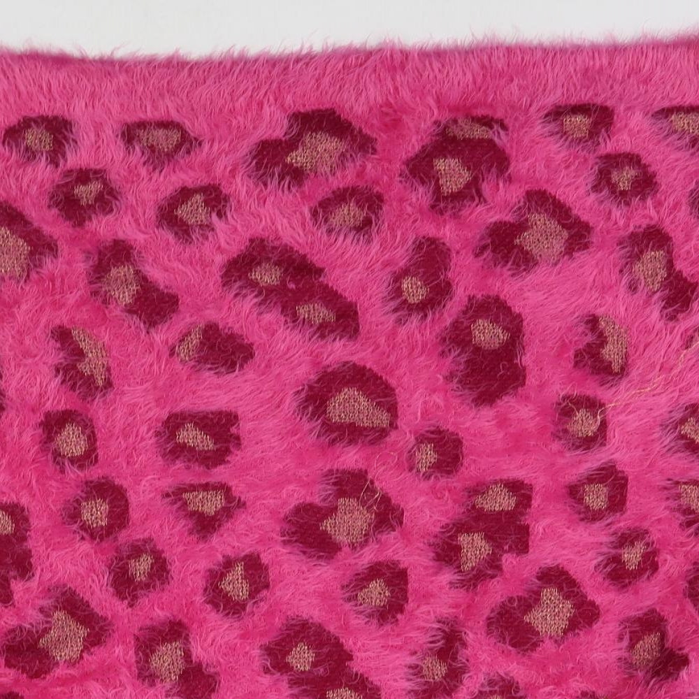 F&F Womens Pink Animal Print  Pullover Jumper Size 18