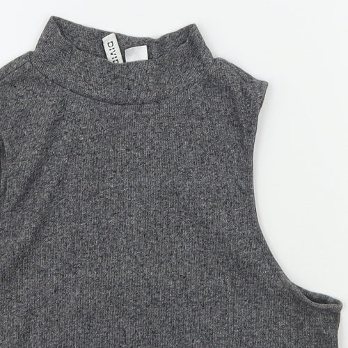 Divided Womens Grey   Basic T-Shirt Size L